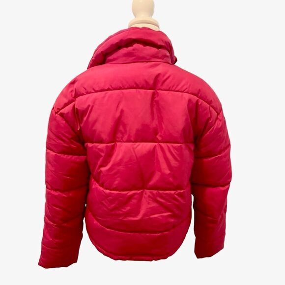 Hot pink puffer jacket - Picture 5 of 6